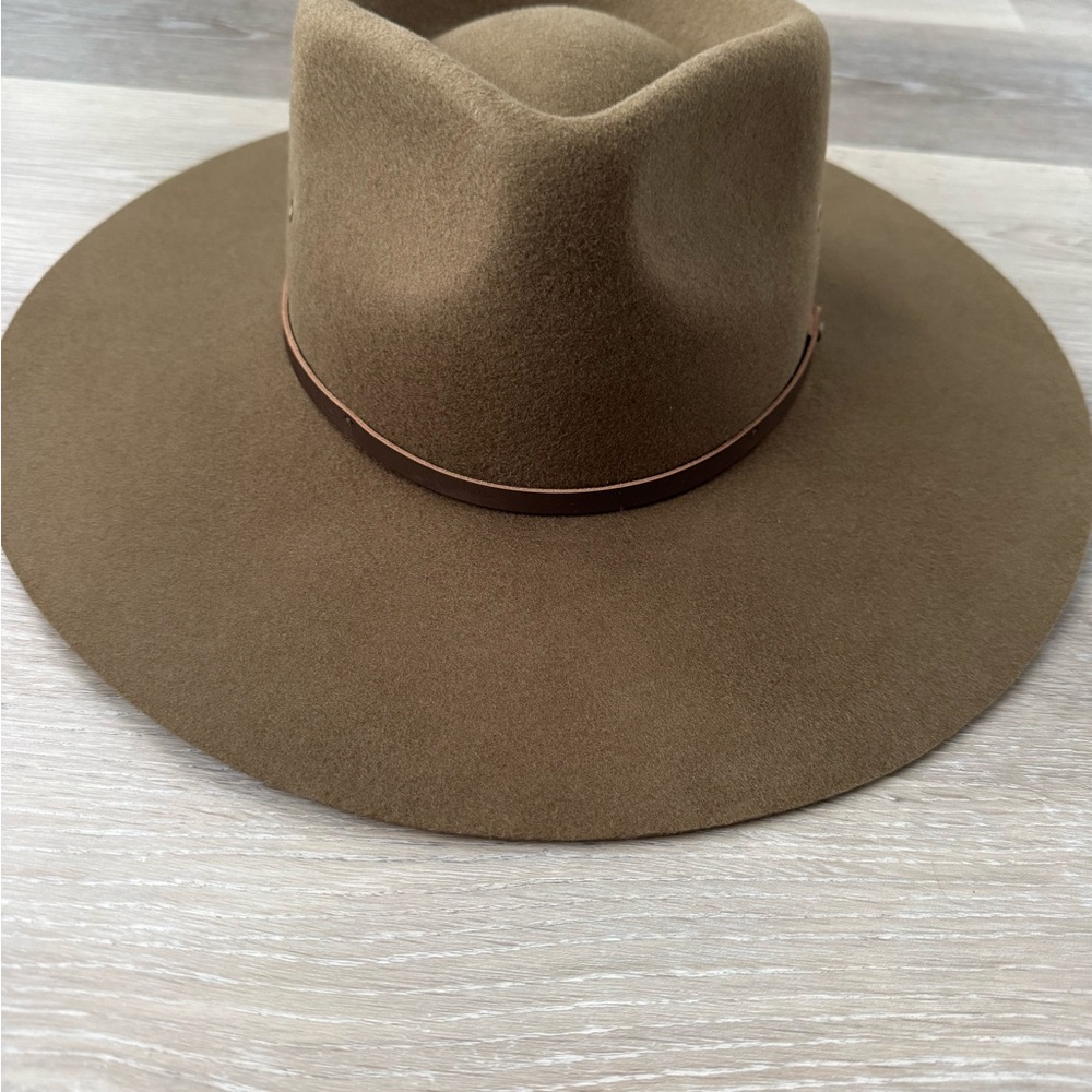 Stylish Brown Wide-Brim Hat